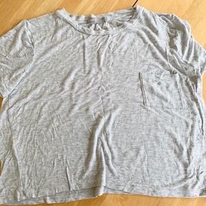 Casual Grey Basics Athletic Shirt